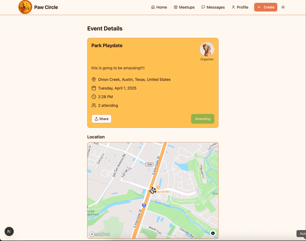 meetup event