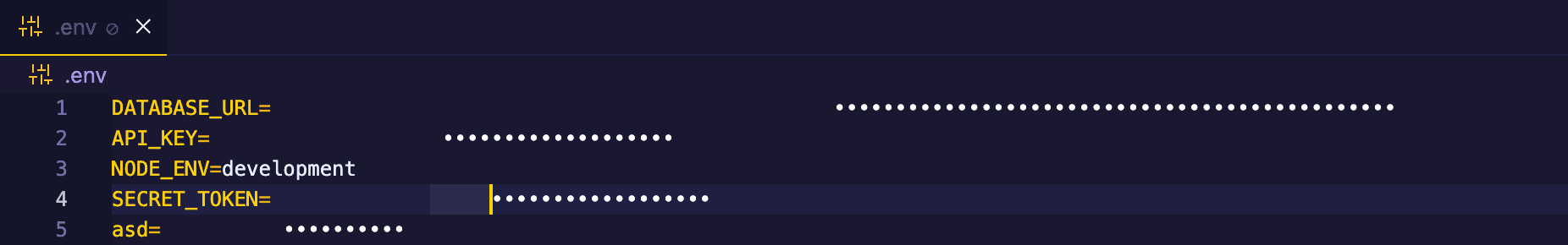 EnvShield masking enabled